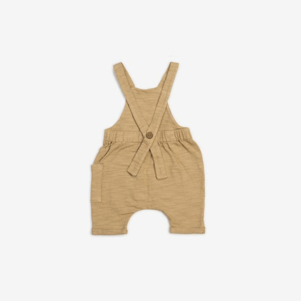 Slub Short Overalls- Honey