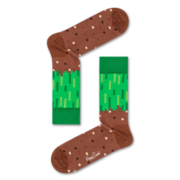 Grass Pixel Sock