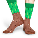 Grass Pixel Sock